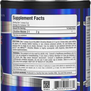 Allmax Nutrition Citrulline Malate - Unflavored, 300g, Amino Acid