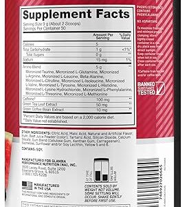 Optimum Nutrition Amino Energy - Pre Workout with Green Tea, BCAA, Amino Acids, Keto Friendly, Green Coffee Extract, Energy Powder - Fruit Fusion, 30 Servings Packaging May Vary