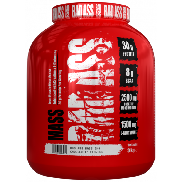 BAD ASS MASS 30F PRPTEIN /8G BCAA